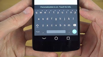 Google Nexus 5 Android L - Keyboard Review