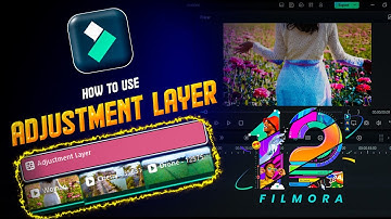 How to Use Adjustment Layer in Filmora 12 | Fimora Tutorial Hindi | Edit For U