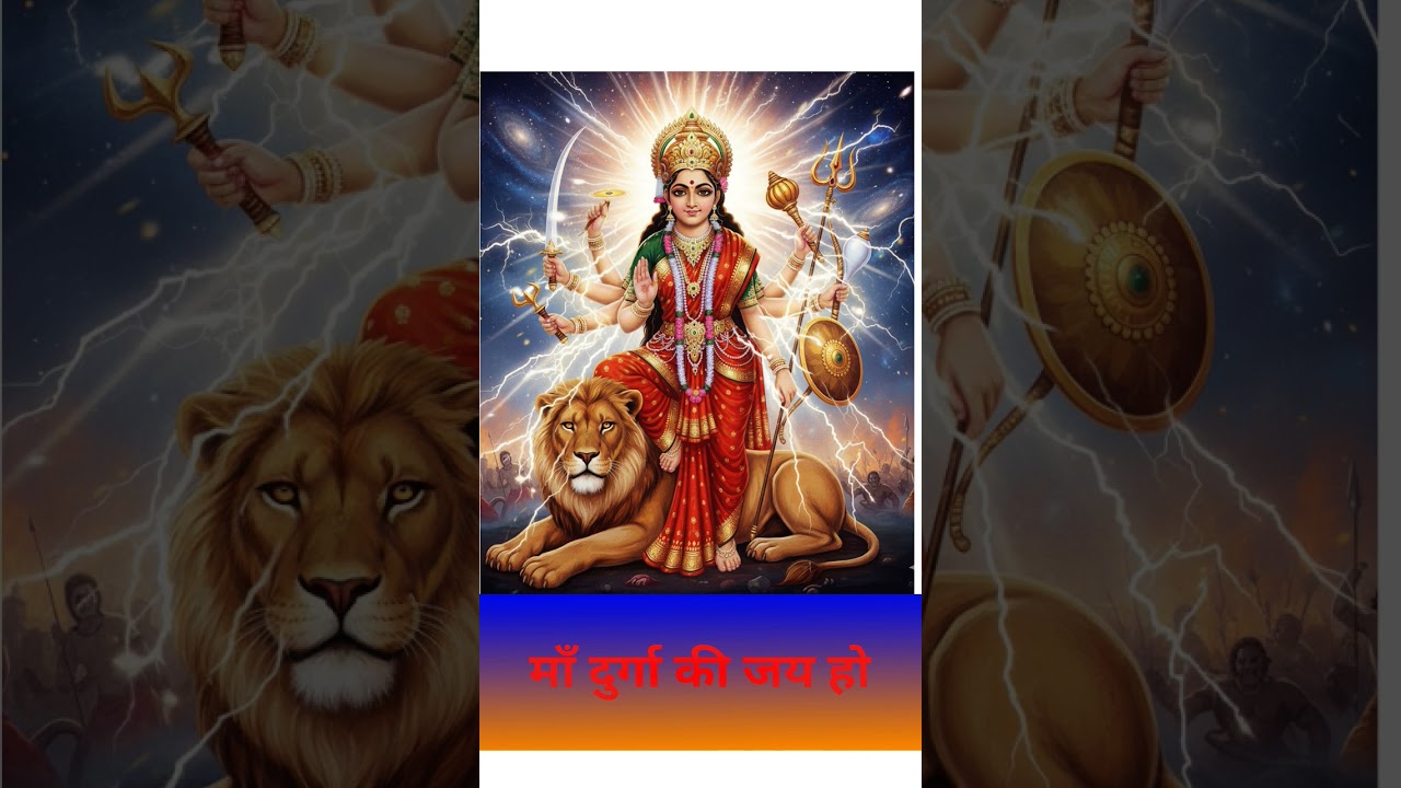 Maa Durga bless you with strength and wisdom 