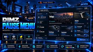 [FREE] [ESX/QB/QBOX] Advanced Pause Menu | Player Profile, Rules, Commands & 9 Themes | FiveM Script