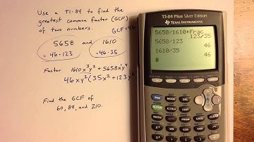 Finding Common Factors with a TI-84