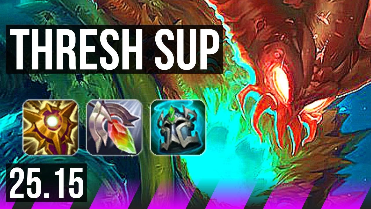 THRESH & Smolder vs BLITZCRANK & Yunara (SUP) | KR Master | 25.15