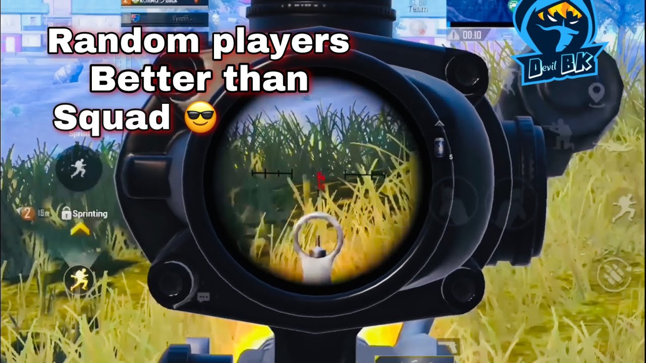 😤Last Kill Chicken Dinner With Random Players | Pubg Mobile  | Devil  BK