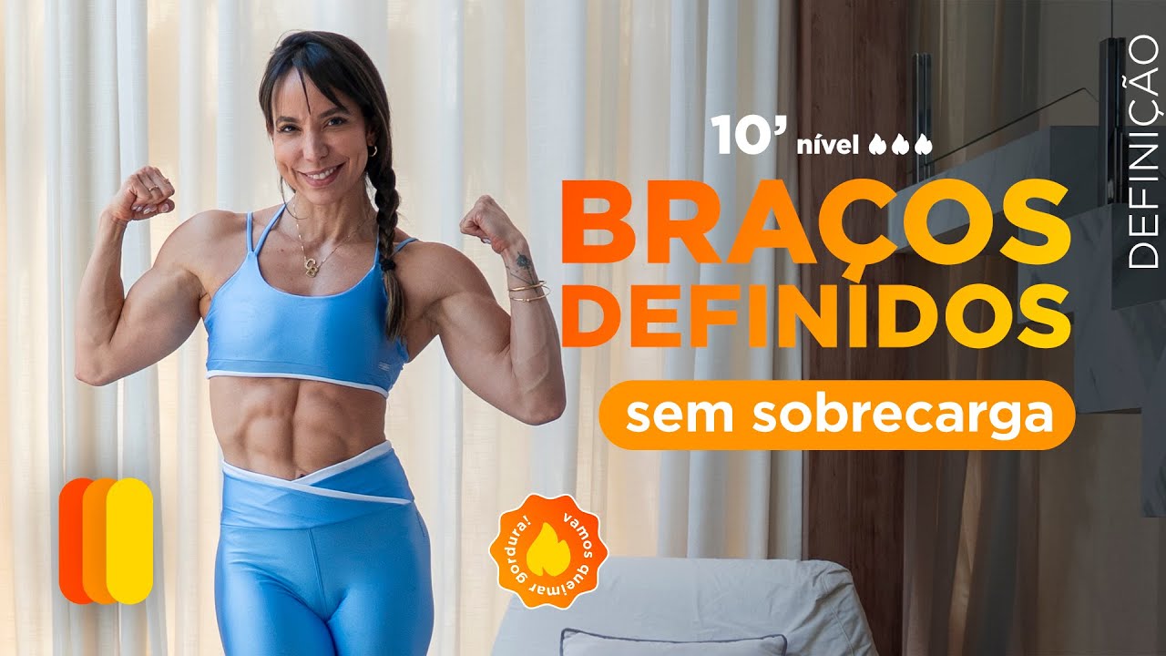 Desafio definir braços em casa - sem peso - 30 dias em casa - Carol Borba