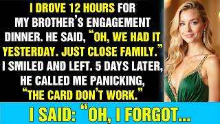 Celebrity I Drove 12 Hours for My Brother's Engagement Dinner  He Said   ‘Oh, We Had It Yesterday ’ So I… Net Worth