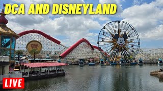 LIVE:  California Adventure and Disneyland for RIdes and shows and parades 5/12/2024
