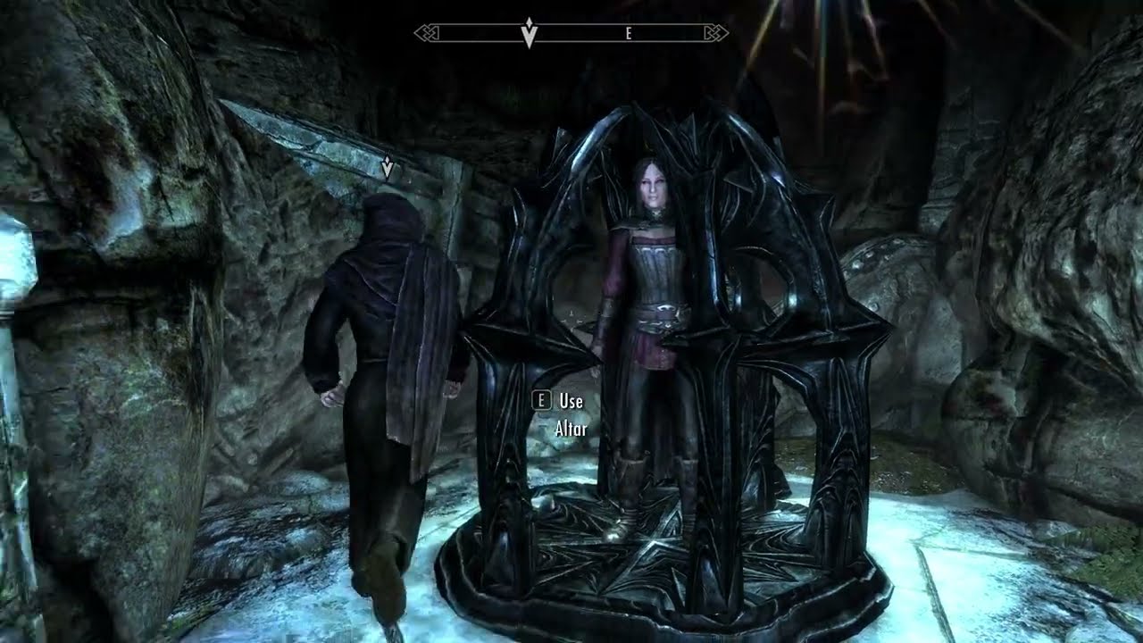 Taking Serana On Molag Bal Quest In Skyrim Anniversary Edition Youtube