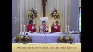 Video thumbnail of "Jadilah Saksi Kristus"