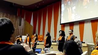 &quot;Hell No!&quot; to Violence against Women! The Color Purple at United Nations ECOSOC