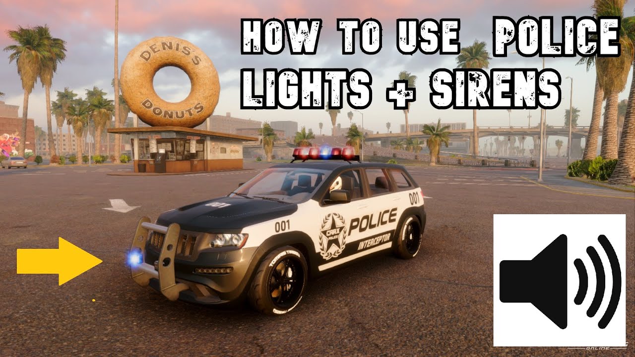 How to use Police Lights + Sirens on CarX Drift Racing Xbox PS4 PC