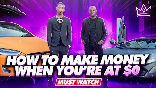 Two Millionaires Talk About How to Make Money When You're At $0.... TJ Millionaire Mentor & Swaggy C