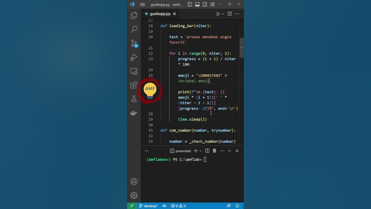loading bar dengan unicode emoji python - YouTube