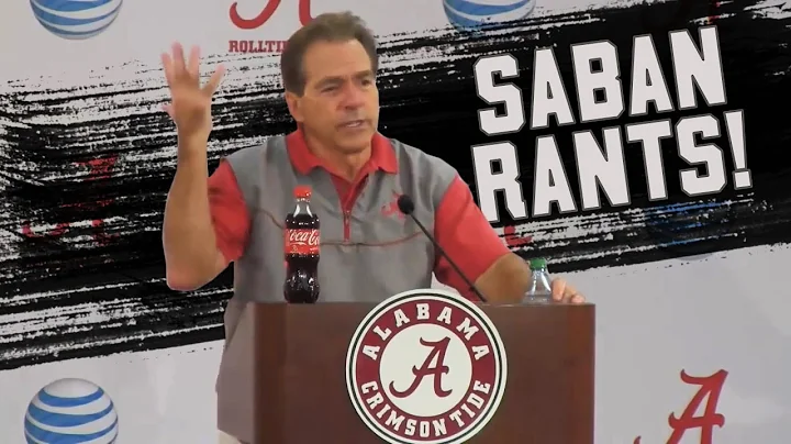Nick Saban's best press conference moments and ran...