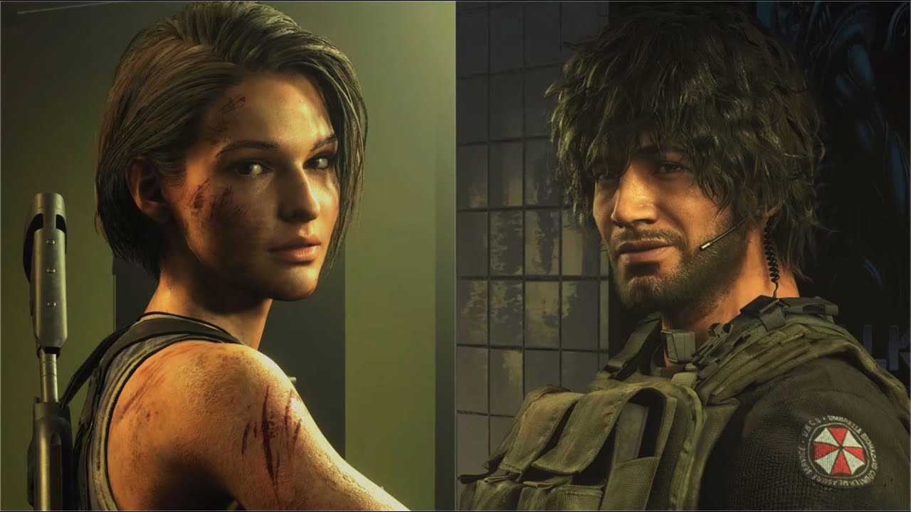 All Jill and Carlos Cutscenes in Resident Evil 3 Remake PS5 - YouTube