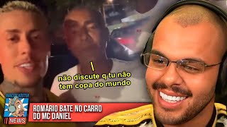 MC DANIEL FOI COBRAR QUEM BATEU EM SEU CARRO E DESCOBRE Q ERA O ROMÁRIO