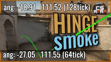 DUST2 HINGE SMOKE without AWP line-up (64 & 128 tick) | CS afap