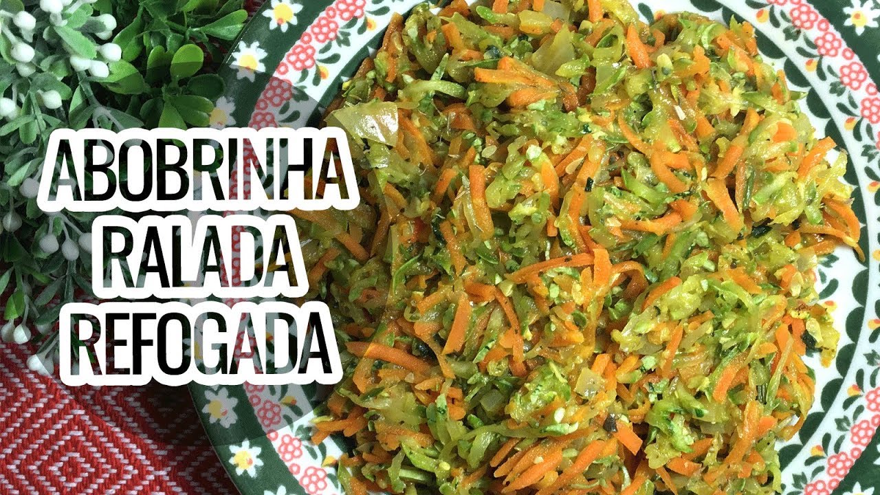 ABOBRINHA RALADA REFOGADA