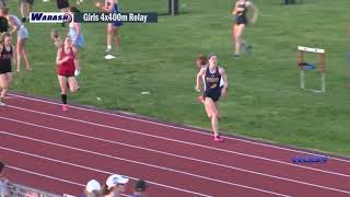 Ottawa Glandorf Wins the Girls' WBL Track Championship off Alexa Fortman's Anchor Lap of the 4x400