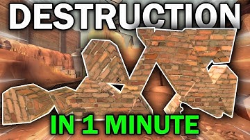 REALISTIC DESTRUCTION In The Source Engine In 1 MINUTE