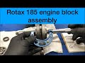 Rotax 185 engine block assembly