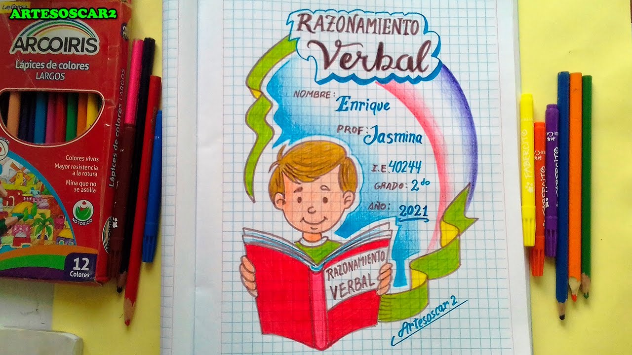 PORTADA DE RAZONAMIENTO VERBAL - Caratulas para cuadernos - thptnganamst.edu.vn