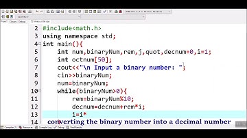How to convert a number from binary to octal in C++