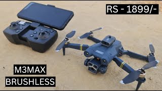 Best Brushless Dual Camera Foldable Drone With Wi-Fi App Control