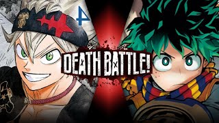 Fan Made DEATH BATTLE Trailer | Asta vs Izuku Midoriya (Black Clover vs My Hero Academia)