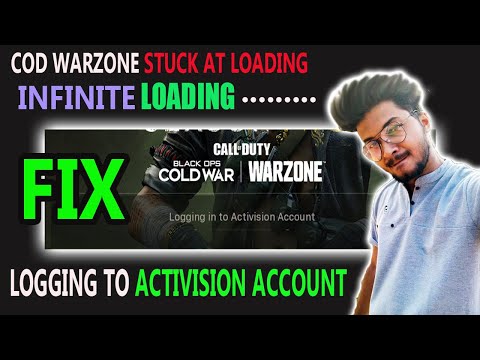 how to fix COD WARZONE STUCK AT LOADING SCREEN /#LOGGING TO ACTIVISION ACCOUNT ll by borntoplaygames