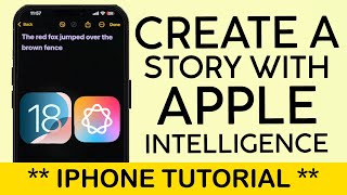 How to Create Story Joke or Poem With Apple Intelligence | Writing style | iOS 18 2 screenshot 5