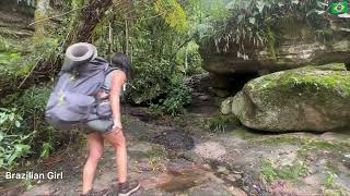 GIRL SURVIVAL Camping - Adventure Girl Brazilian - ASMR #survival #asmr #relaxing #girl