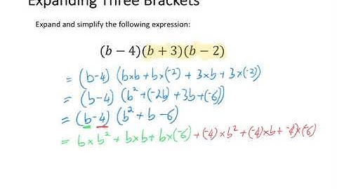 Expanding Three Brackets