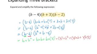 Expanding Three Brackets