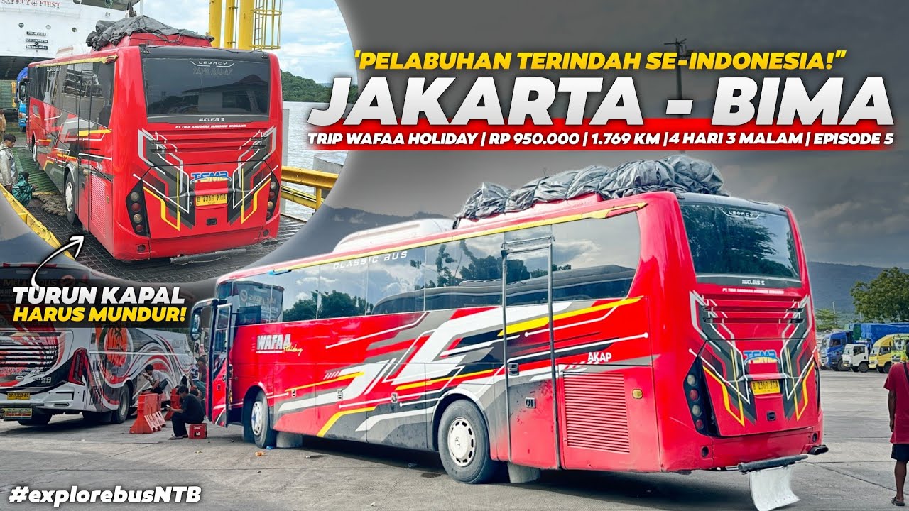 EPISODE 5 | INI DIA PELABUHAN VIEW TERINDAH SE-INDONESIA ‼️😍 - Trip Wafaa Holiday Jakarta - Bima