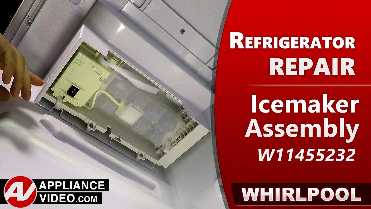 whirlpool-refrigerator-leaking-icemaker-assembly-youtube
