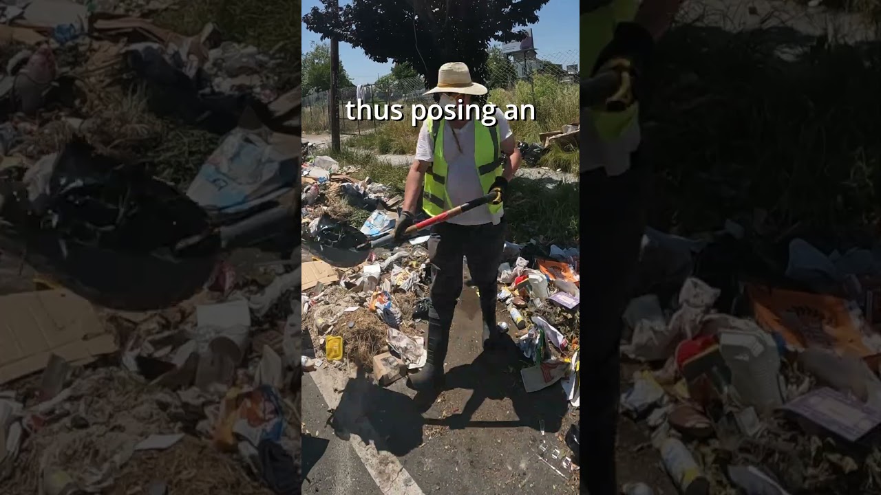 Protecting lives by cleaning up trash in Oakland, CA. 