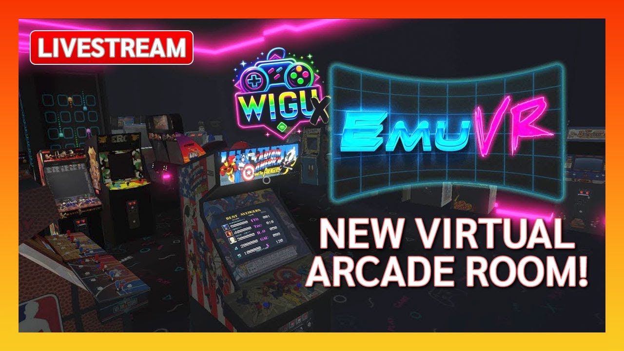 🔴 LIVE Building a Custom Classic Arcade in EmuVR! 🎮🕹️ The Ultimate ...