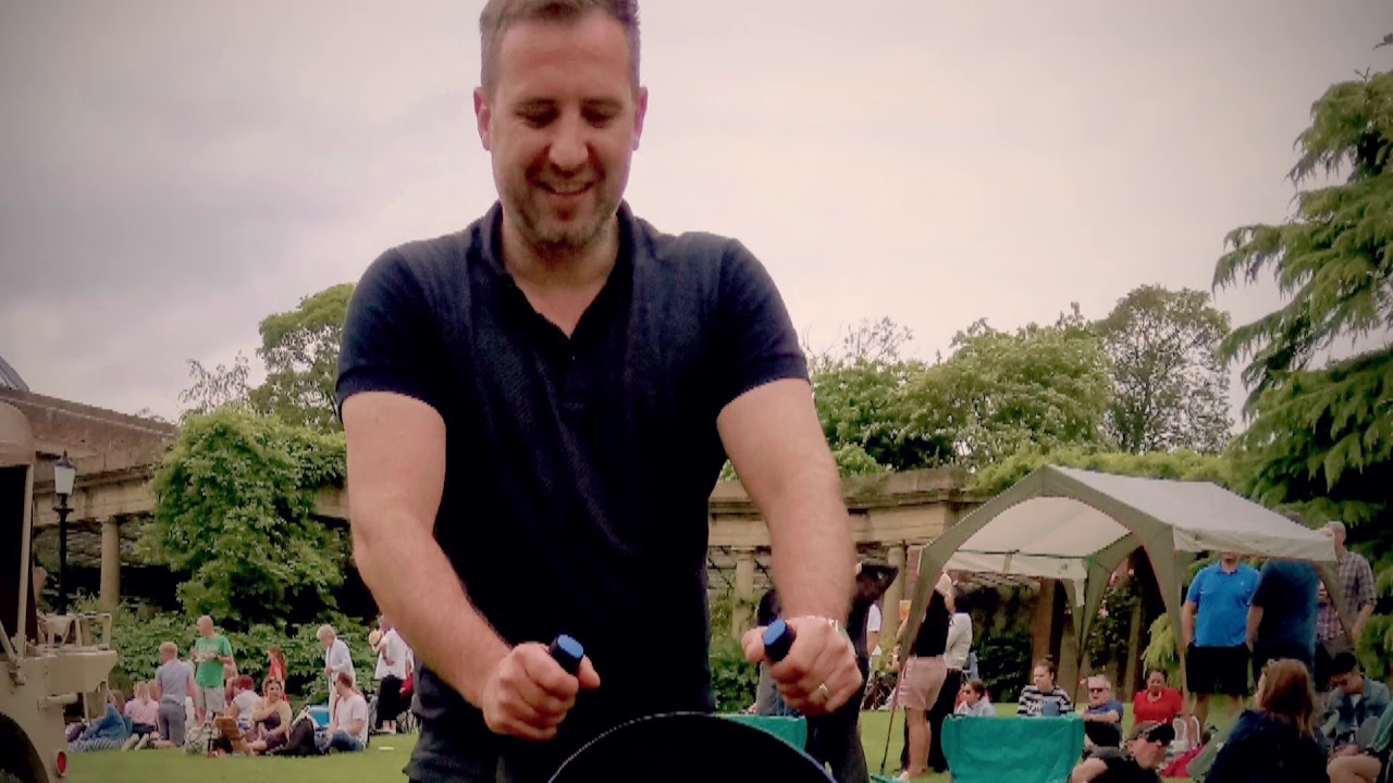 1940's Day at Valley Gardens Harrogate with Son and Grandson
