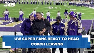 UW super fans react to news of head coach Kalen DeBoer leaving