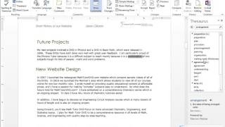 Lesson 46 - Word Count, Thesaurus, And Language Translation