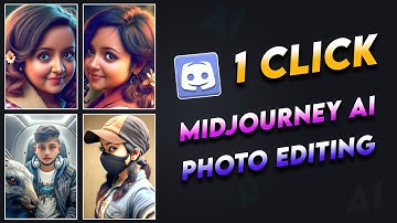 Midjourney AI Cartoon Style Art Photo Editing Tutorial | Midjourney AI Avatar Editing