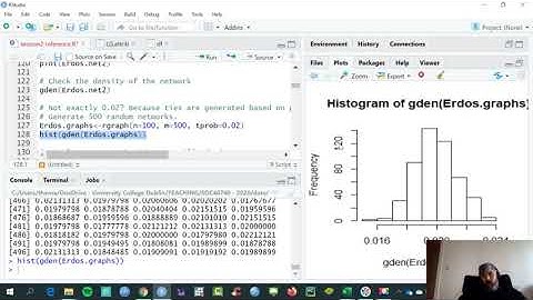 SNA tutorial 2 - Generate random networks