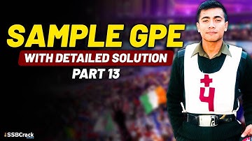 Sample GPE With Detailed Solution For SSB Interview - Part 13