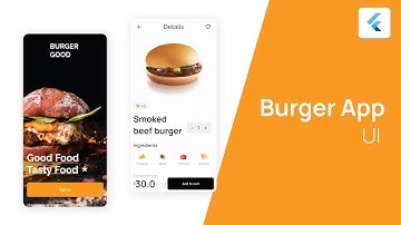 Burger App | Flutter UI