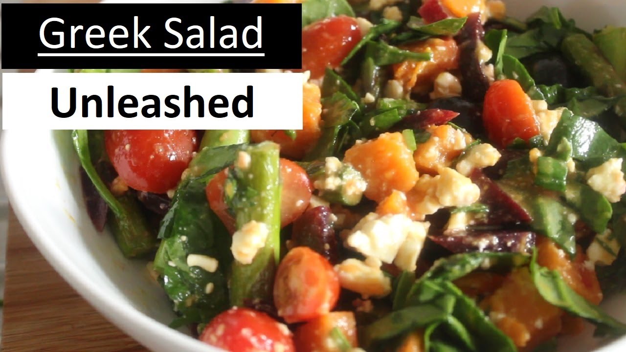 Greek Salad Unleashed Olives Asparagus Bulgarian Cows Cheese