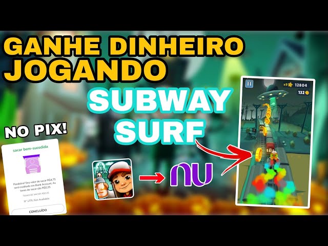 jogo do subway surfers ganhando dinheiro