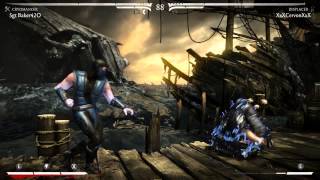 MKX~ SubZero (Sgt  Baker420) vs.  Raiden (XxXCervonXxX) HD