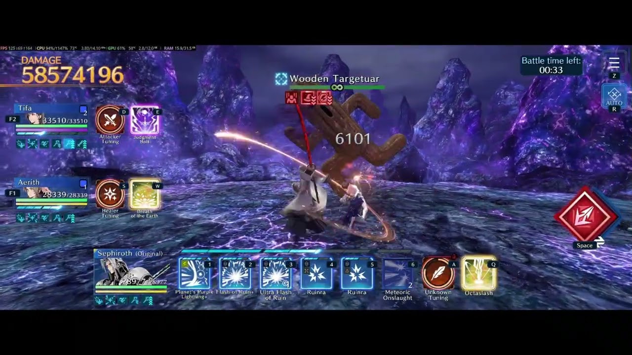 Final Fantasy 7 Ever Crisis (MSI Claw 8 AI+ with OneXGPU 2)