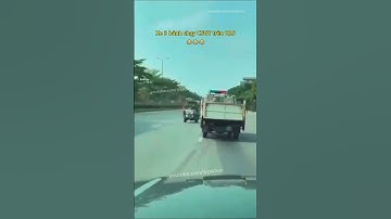 Xe 3 bánh chạy CSGT trên QL5 😂 #giaothong #csgt #antoangiaothong #laixeantoan #luatgiaothong