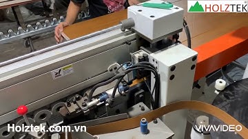 [ Holztek ] máy dán cạnh tự động tải nặng 6 chức năng PRO-610A dán cánh cửa cực đẹp